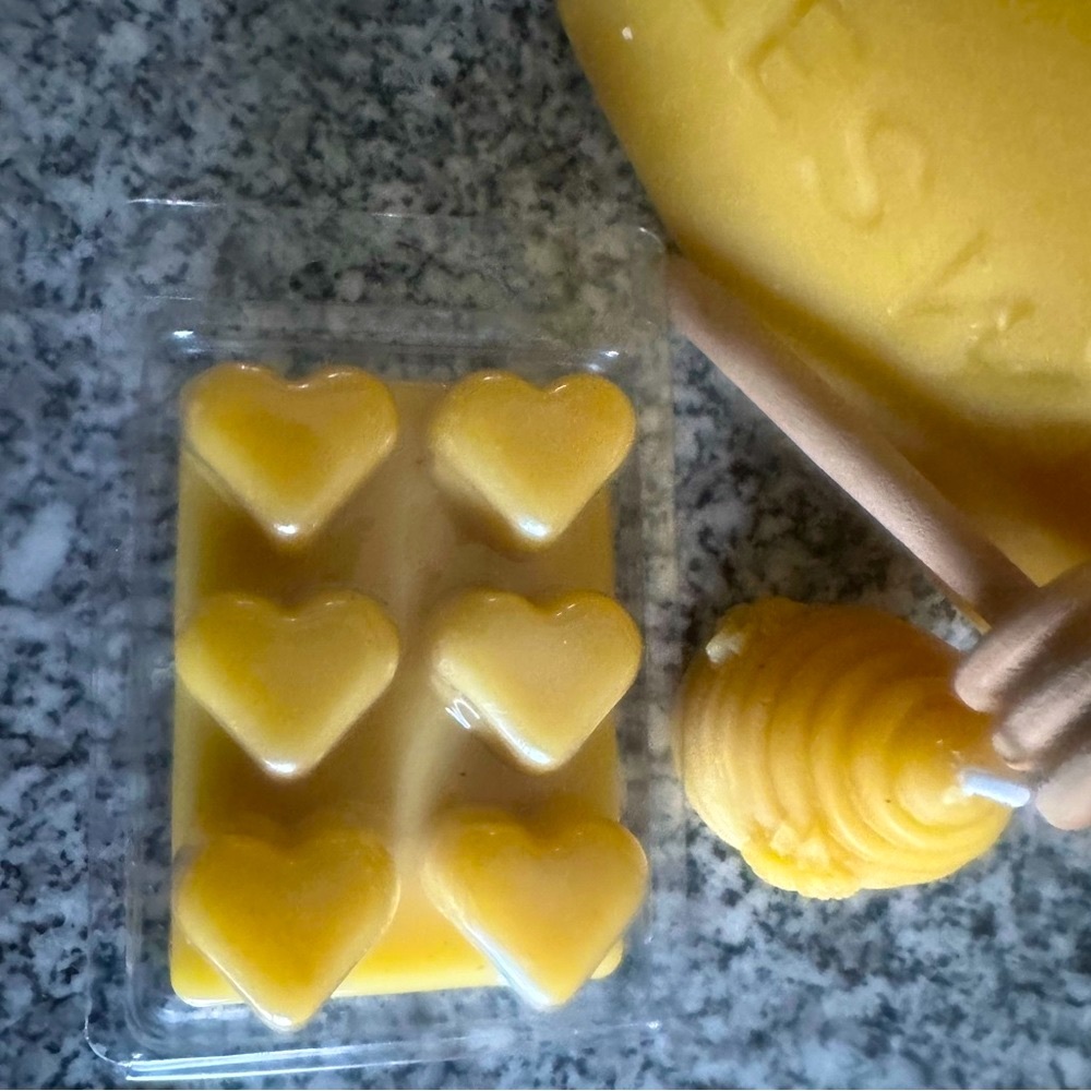 Heart Shaped Wax Melts made with Beeswax